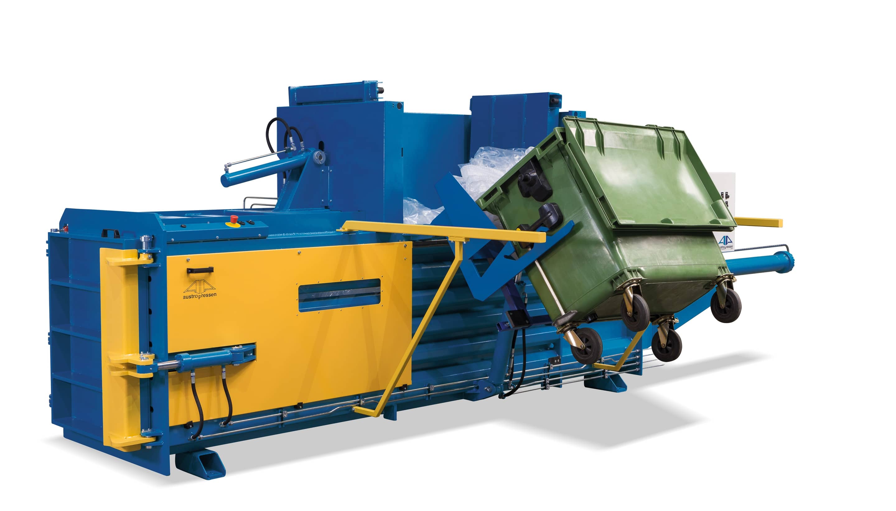 Horizontal baler AP with tipping device Austropressen