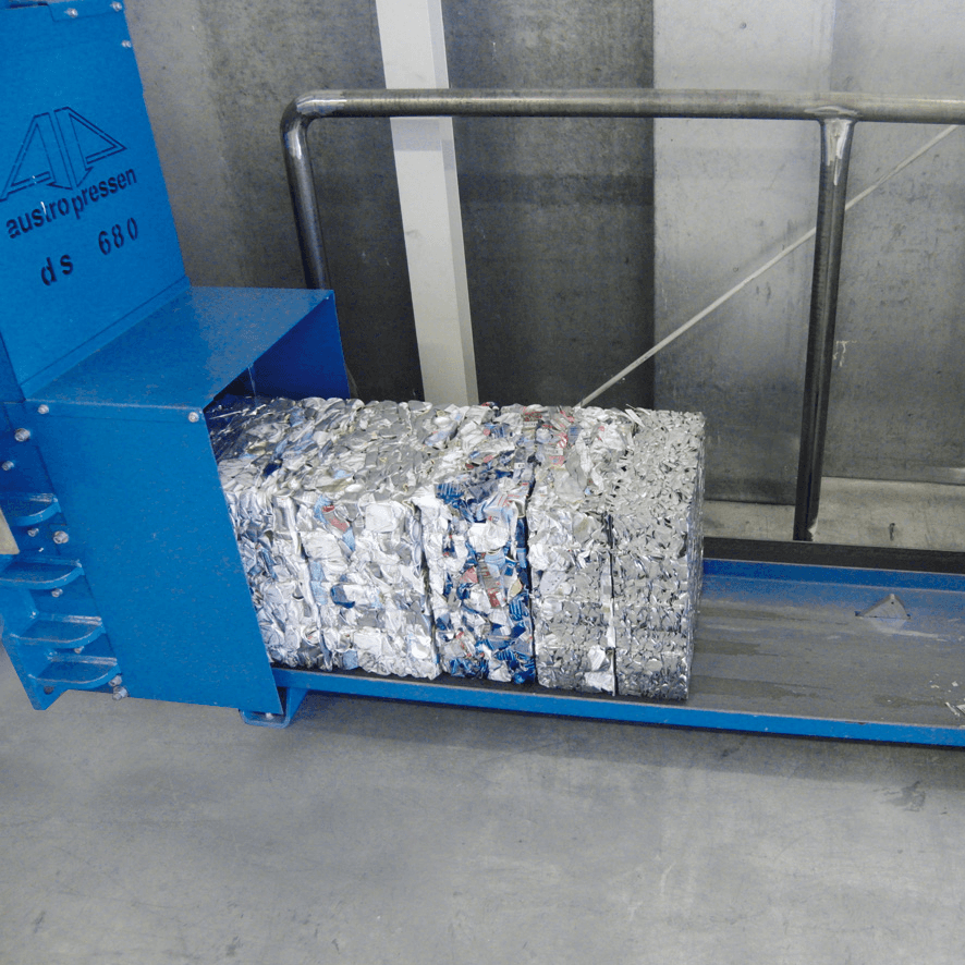 Automatische Dosenpresse Paketierpresse Austropressen DS-A