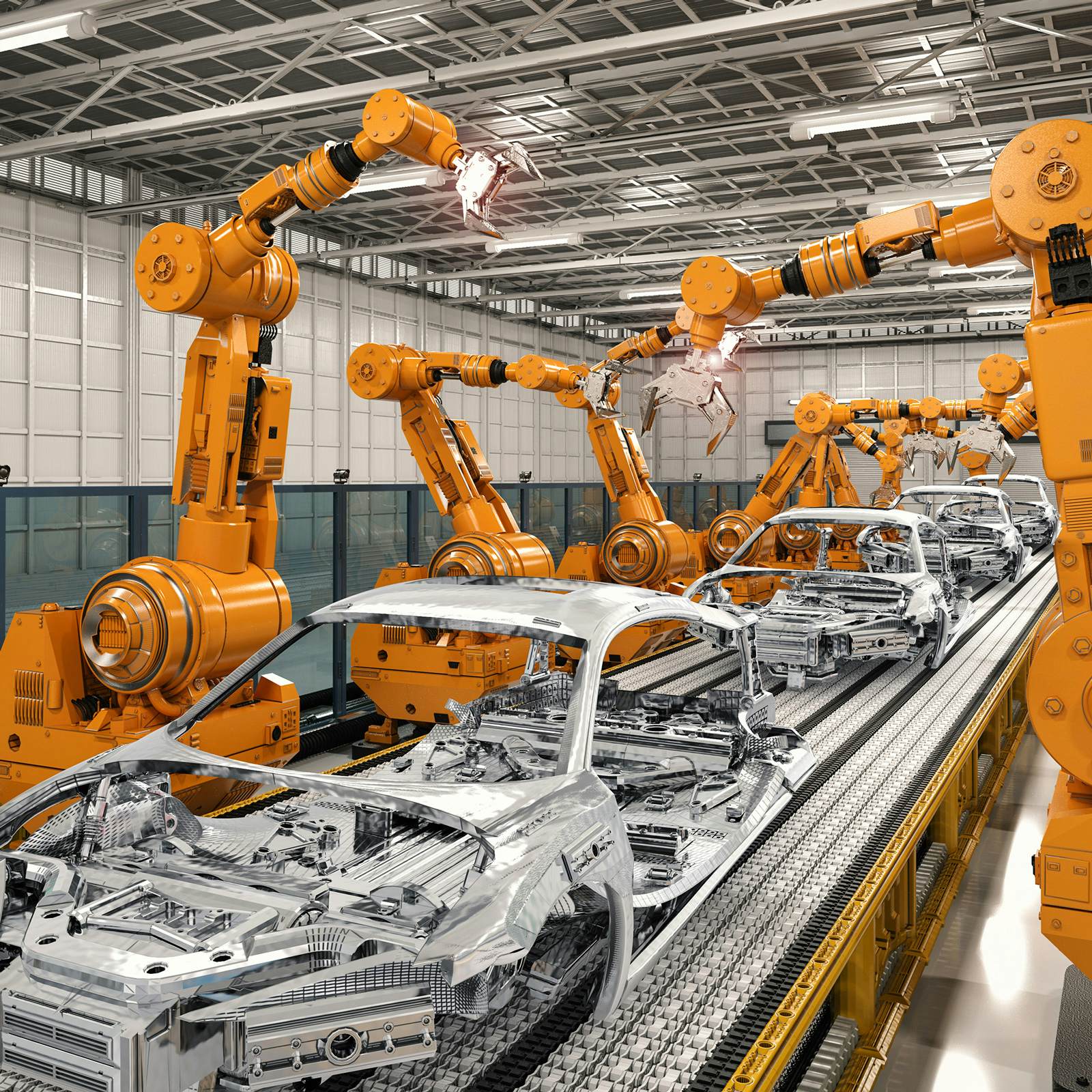 Austropressen Automotive- und Schaumstoffhersteller - Autoherstellung Roboter