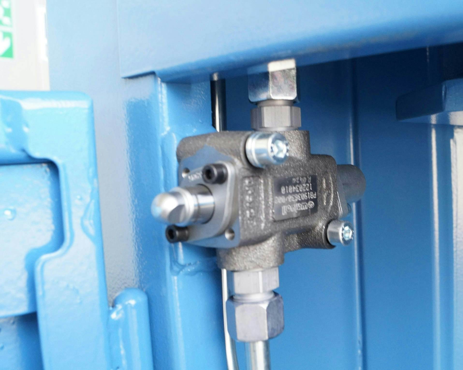 Ex-proof door safety valve barrel press